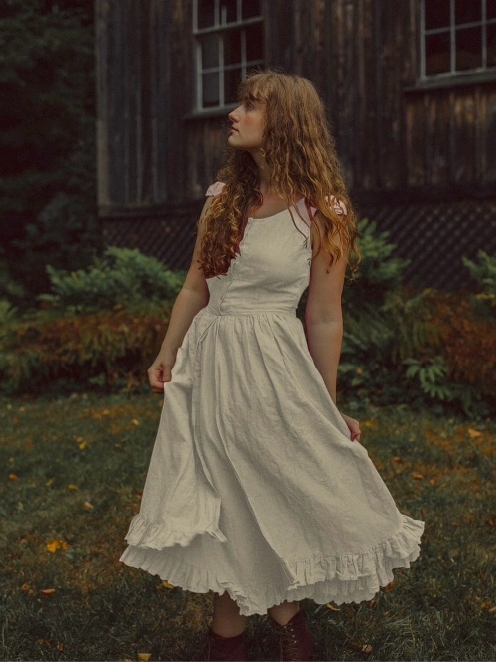Wilder Collective Lauretta linen dress